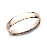 14K White Gold/Yellow Gold/Rose Gold 3mm Standard Comfort-Fit Wedding Ring