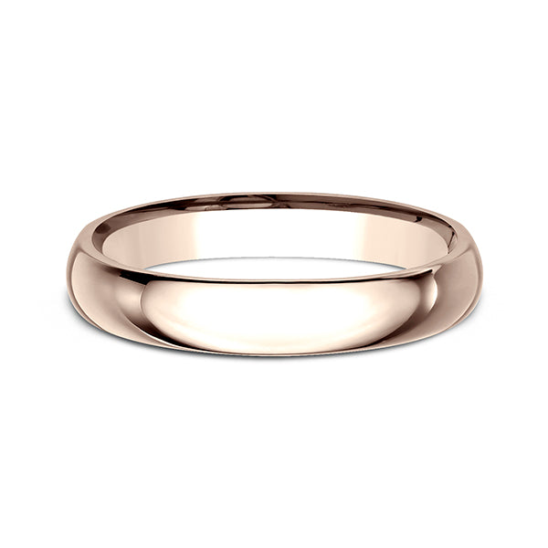 14K White Gold/Yellow Gold/Rose Gold 3mm Standard Comfort-Fit Wedding Ring