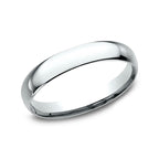 14K White Gold/Yellow Gold/Rose Gold 3mm Standard Comfort-Fit Wedding Ring