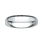 14K White Gold/Yellow Gold/Rose Gold 3mm Standard Comfort-Fit Wedding Ring
