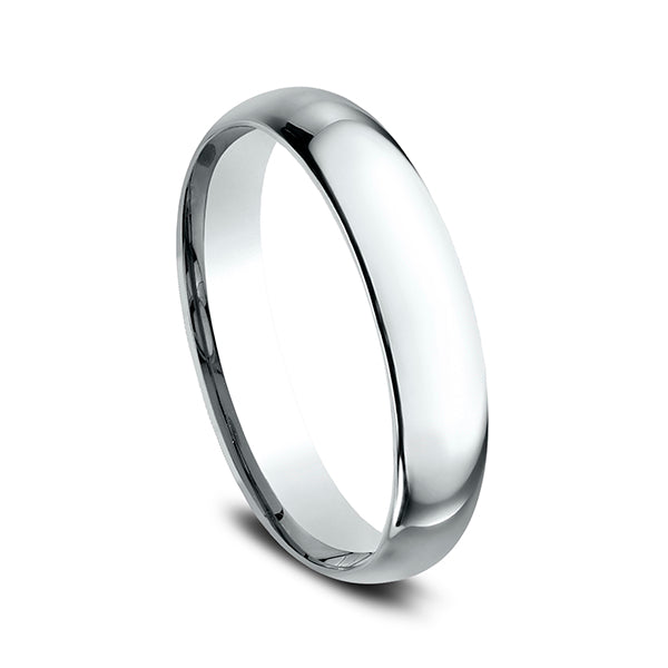 14K White Gold/Yellow Gold/Rose Gold 4mm Standard Comfort-Fit Wedding Ring