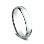 14K White Gold/Yellow Gold/Rose Gold 4mm Standard Comfort-Fit Wedding Ring
