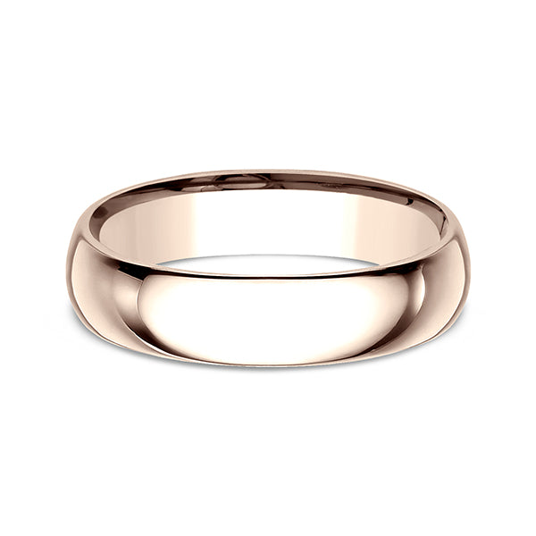 14K White Gold/Yellow Gold/Rose Gold/Palladium 5mm Standard Comfort-Fit Wedding Ring