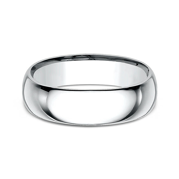 18K White Gold/Yellow Gold 7mm Standard Comfort-Fit Wedding Ring