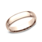 14K White Gold/Yellow Gold/Rose Gold 5mm Milgrain Standard Comfort Fit Ring