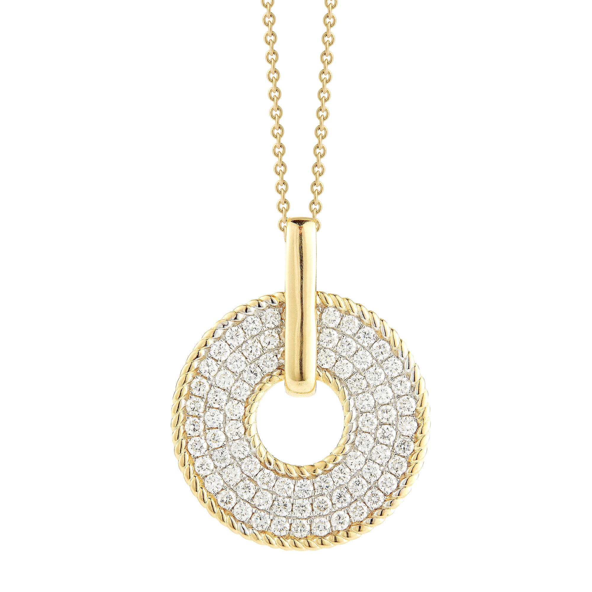 Exclusive DMK Design Pave Open Circle- .85