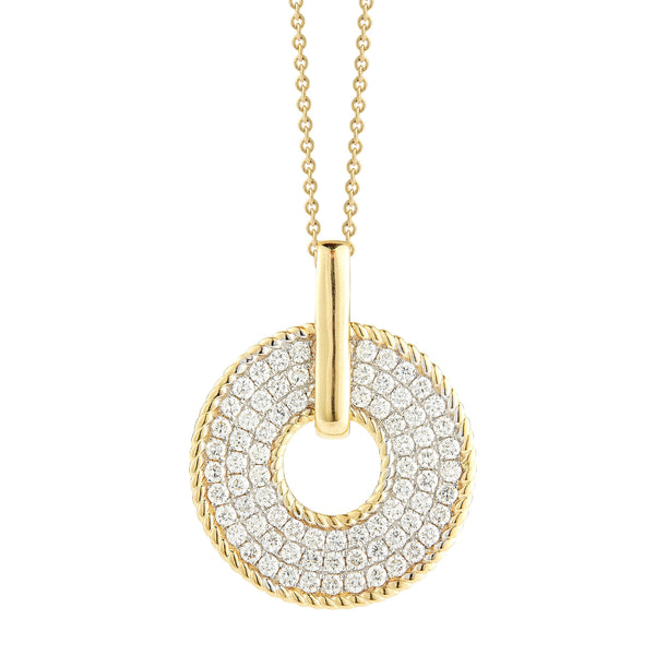 Exclusive DMK Design Pave Open Circle- .85