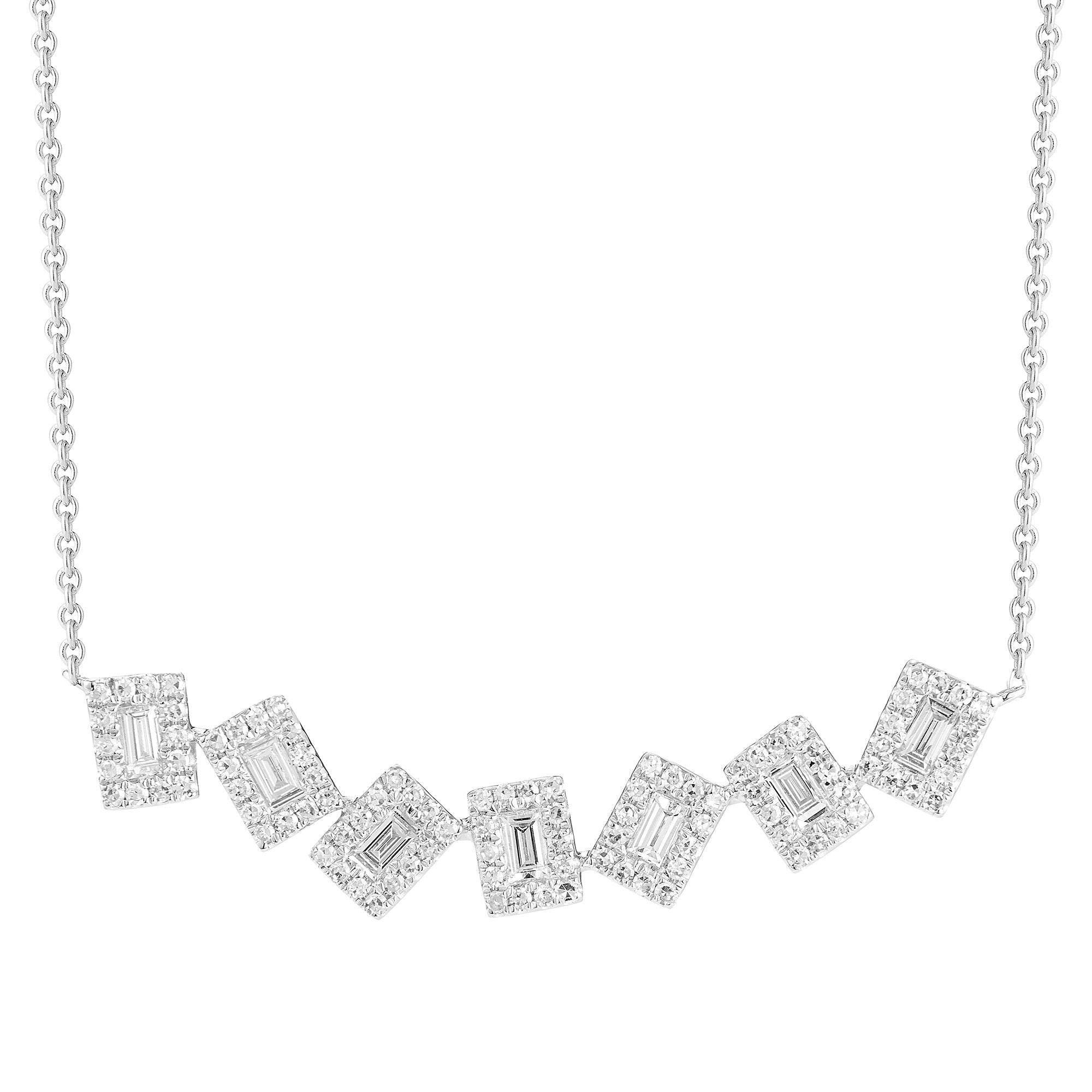 Baguette Necklace- .51
