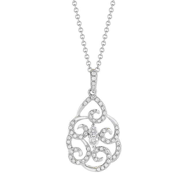 Diamond weight- .24 (w/o chain)