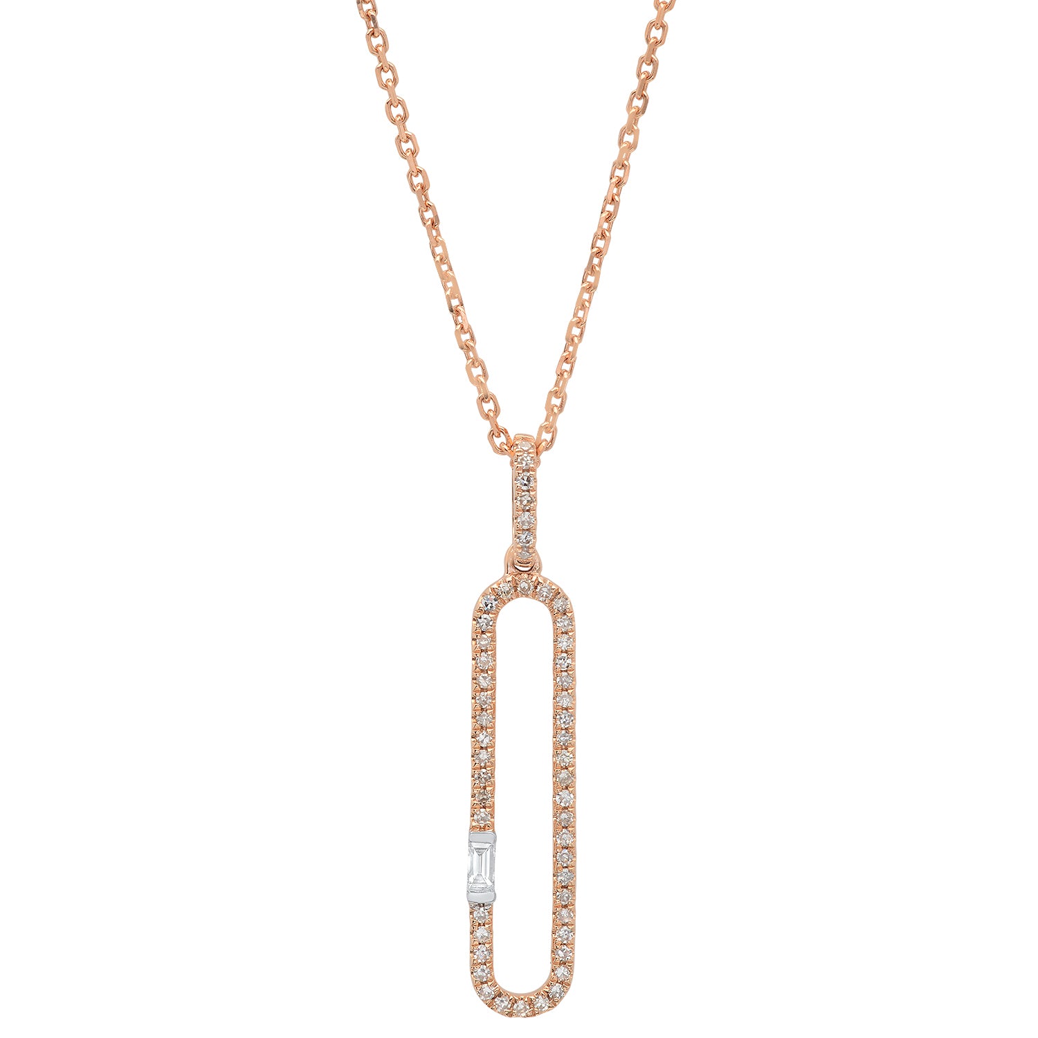Diamond weight- .18 with chain
