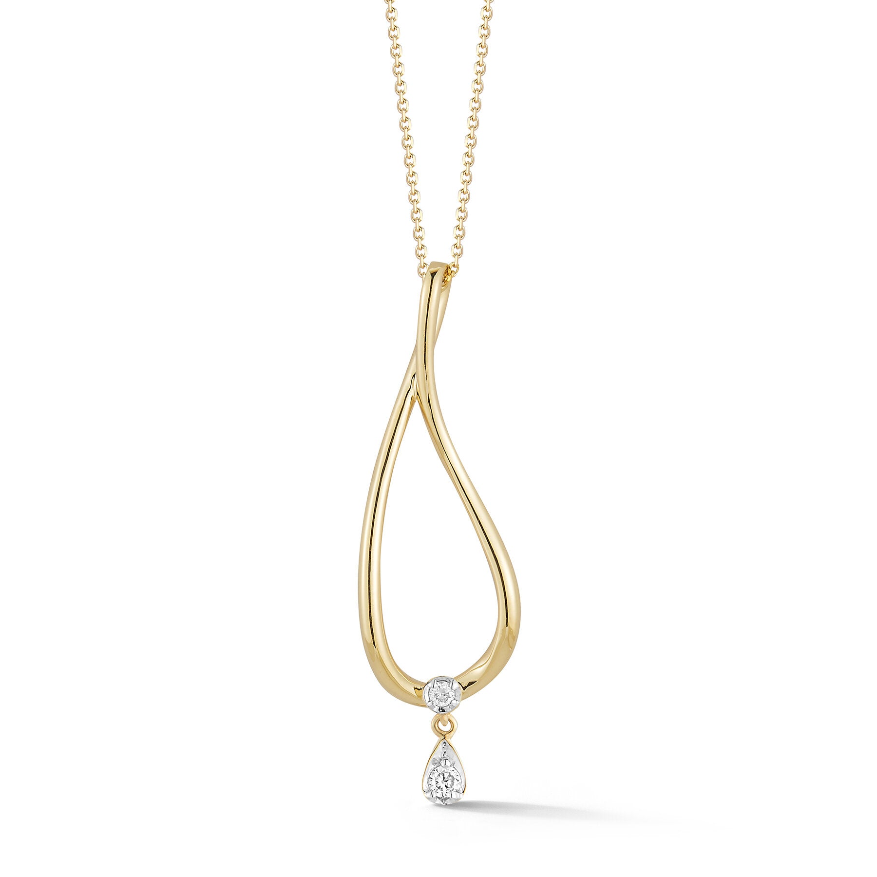 Free Form Pendant w/ .06 Dia.