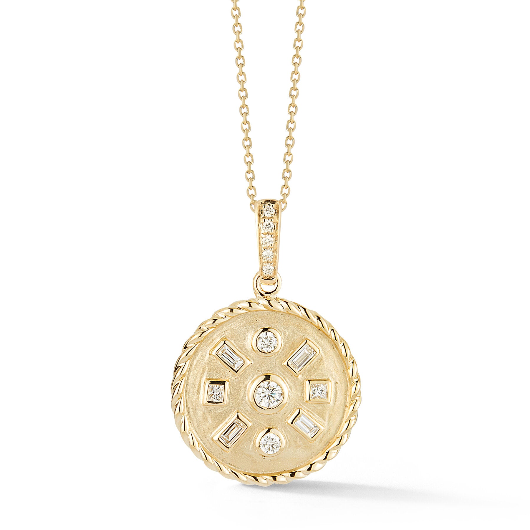 Sundial Style Necklace-.20 Dia.