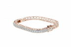 Solid 14K white gold bracelet with 2.00ct. diamonds