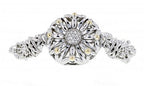 Italian sterling silver bracelet with 0.30ct diamonds and solid 14K yellow gold accents