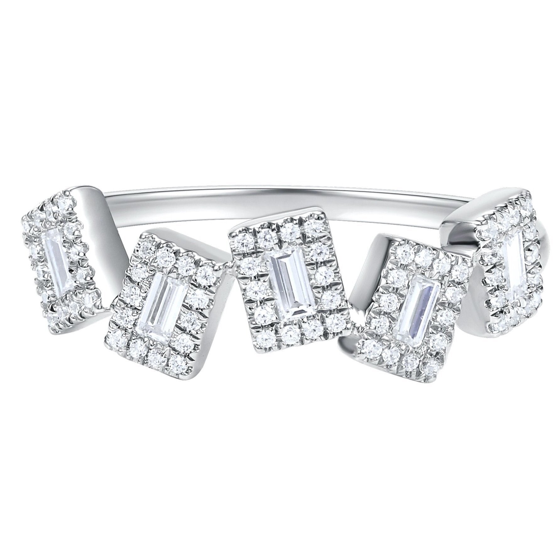 Multiple Baguette Ring-.36 Dia.