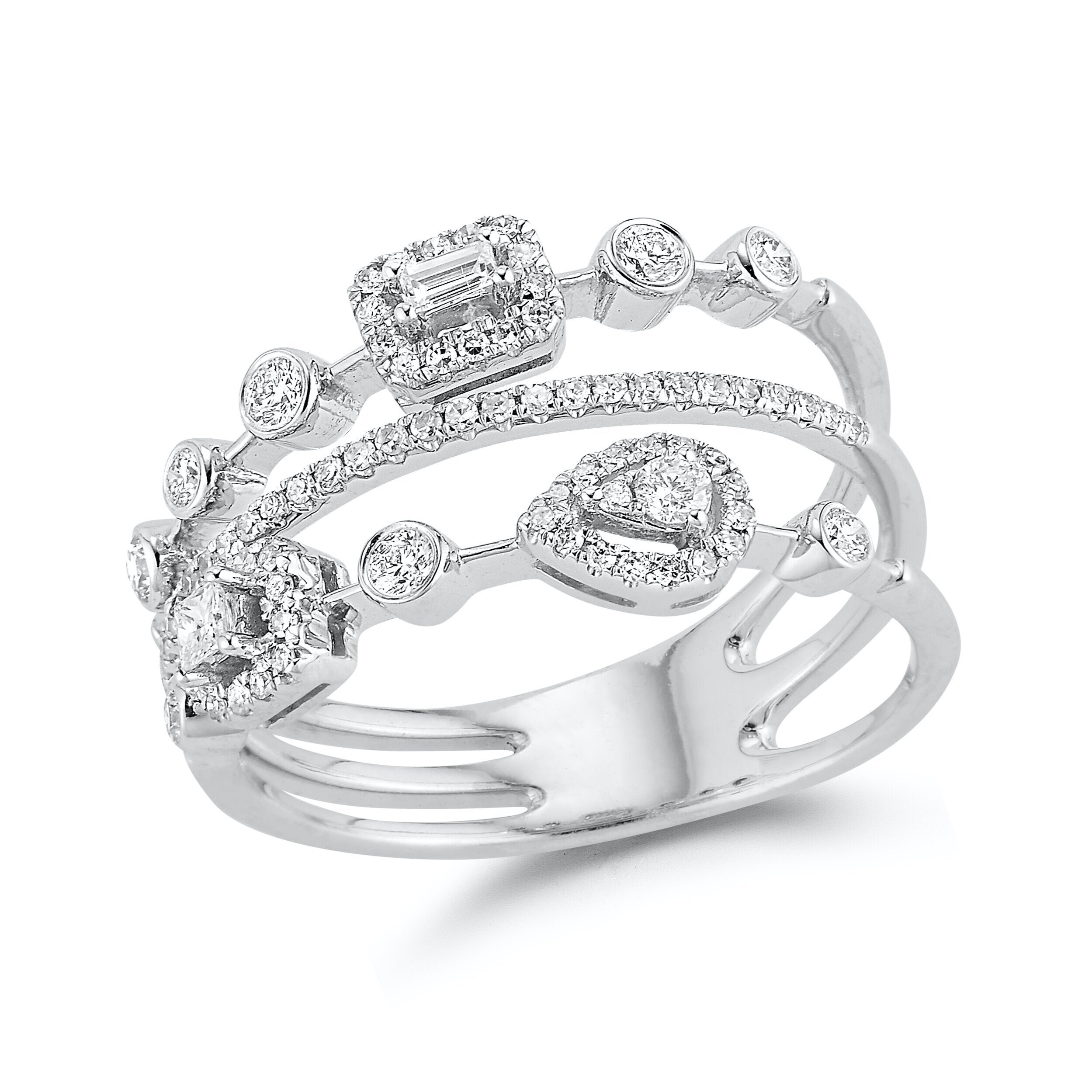 Complicated Pear Ring-.44 Dia.