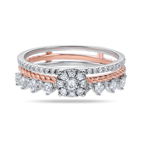 Ring within a Ring  .70 Diamonds
