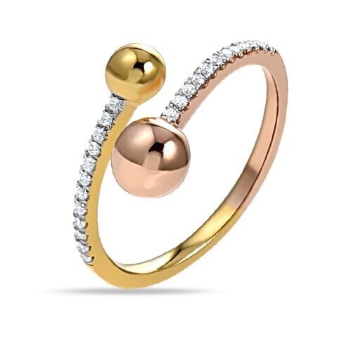 Petite Ball Bypass Ring- .12 dia.