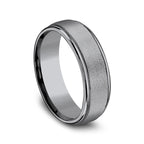 Grey Tantalum 6mm Comfort-fit wedding band