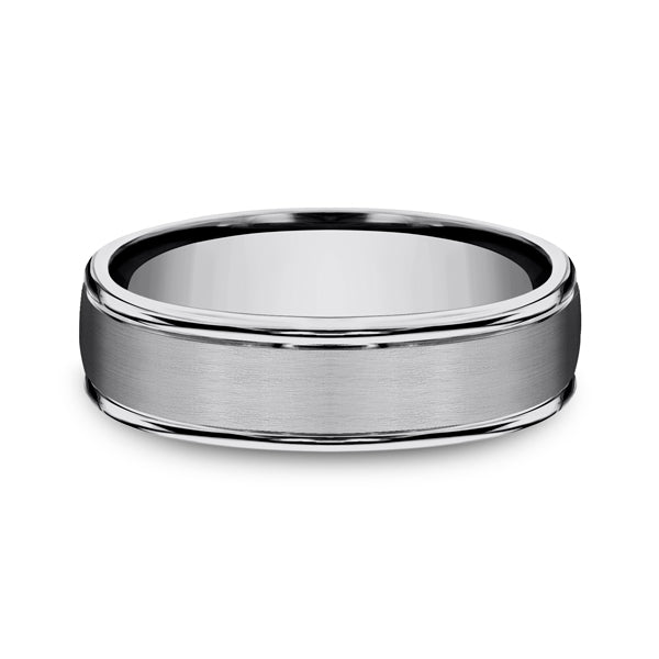 Tungsten 6mm/8mm Comfort-Fit Design Wedding Band