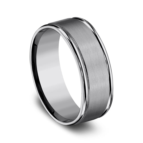 Tungsten 6mm/8mm Comfort-Fit Design Wedding Band