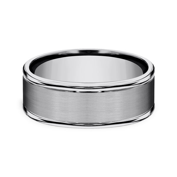Tungsten 6mm/8mm Comfort-Fit Design Wedding Band