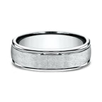 14K Rose/White/Yellow Gold Comfort-Fit Design Wedding Ring