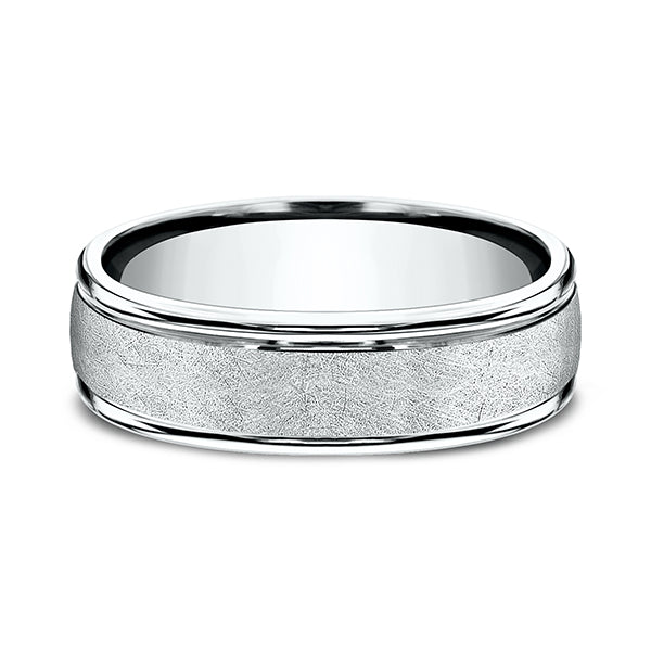14K Rose/White/Yellow Gold Comfort-Fit Design Wedding Ring