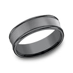 Tantalum 7.5mm Comfort-Fit wedding band