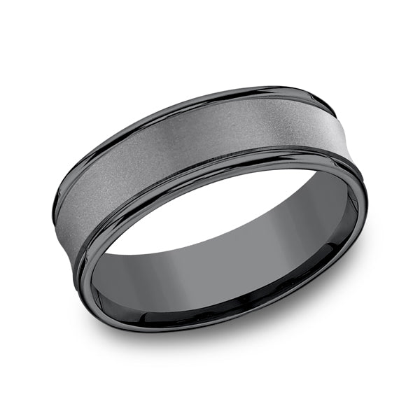 Tantalum 7.5mm Comfort-Fit wedding band