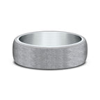 Ammara Stone 6.5mm Comfort-fit Design Wedding Ring