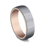 Ammara Stone 6.5mm Comfort-fit Design Wedding Ring