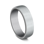 Ammara Stone 6.5mm Comfort-fit Design Wedding Ring