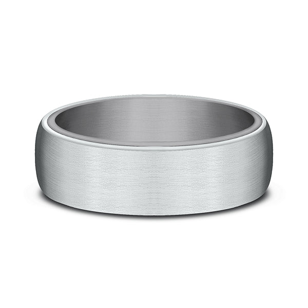 Ammara Stone 6.5mm Comfort-fit Design Wedding Ring