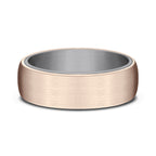 Ammara Stone 6.5mm Comfort-fit Design Wedding Ring