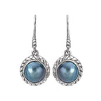 Eleganza Ladies Mabe Pearl Earrings