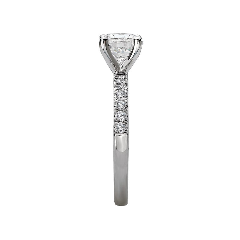 Romance Diamond Semi-mount Engagement Ring