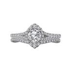 Romance Halo Diamond Ring
