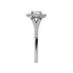 Romance Halo Diamond Ring