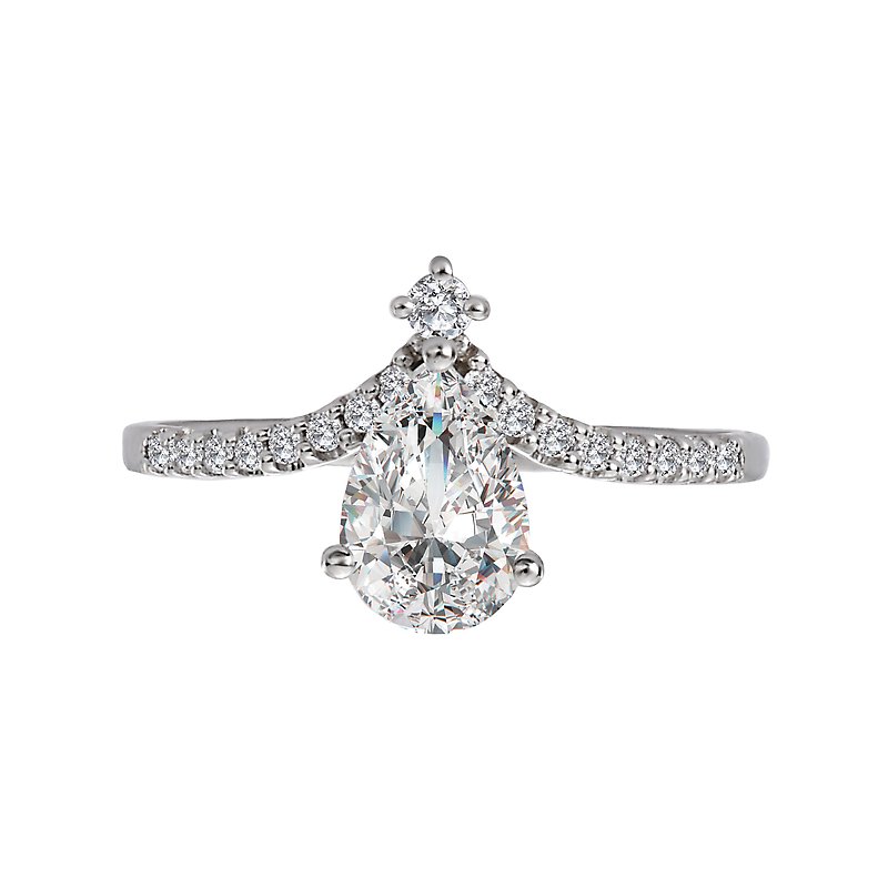Romance Diamond Semi-Mount Engagement Ring