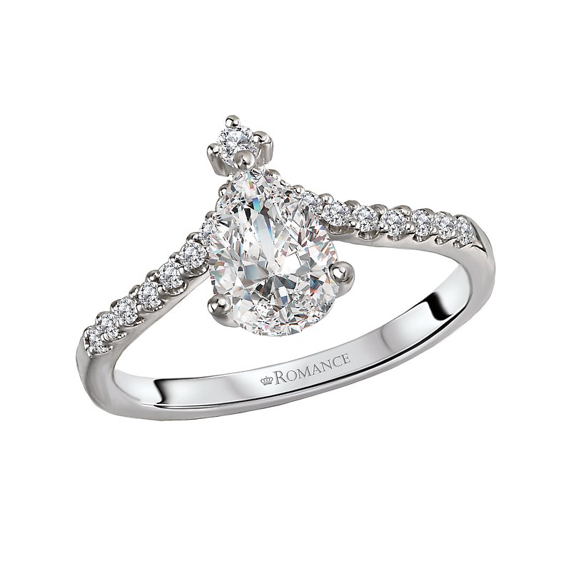 Romance Diamond Semi-Mount Engagement Ring