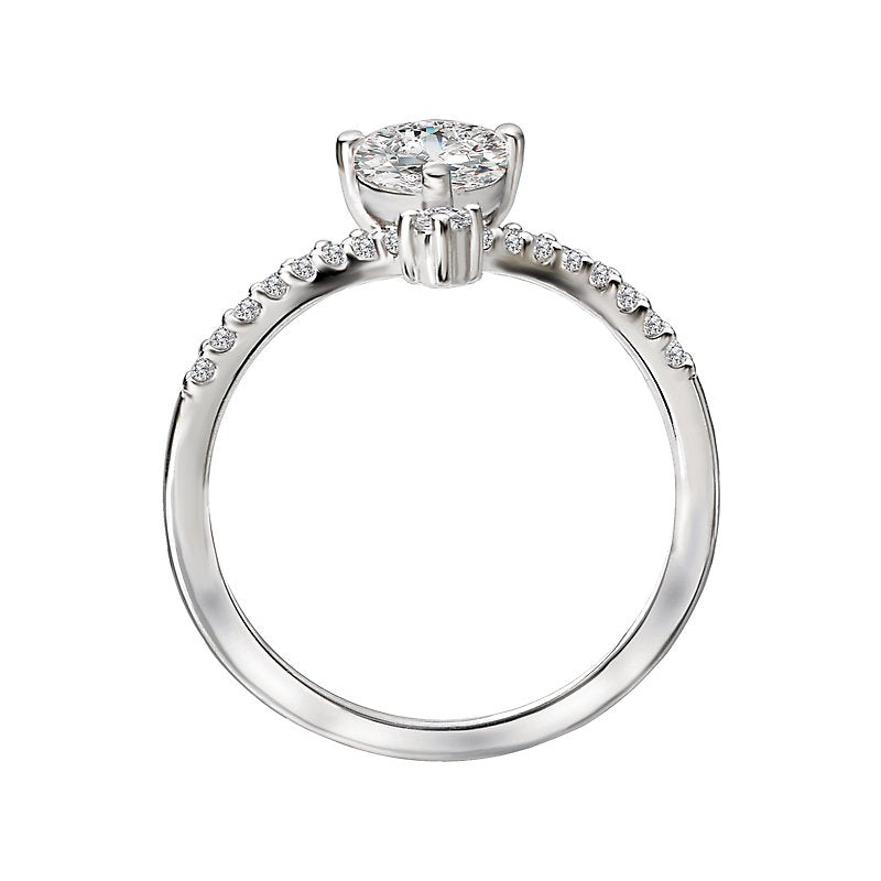 Romance Diamond Semi-Mount Engagement Ring