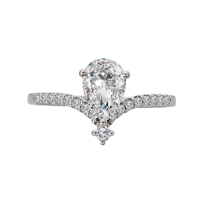 Romance Diamond Semi-Mount Engagement Ring