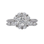 Romance Halo Semi-Mount Diamond Ring
