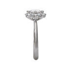 Romance Halo Semi-Mount Diamond Ring