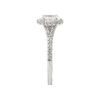 Romance Halo Semi-Mount Diamond Ring