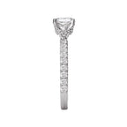 Romance Peg Head Semi-Mount Diamond Ring