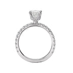 Romance Peg Head Semi-Mount Diamond Ring