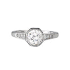 Romance Vintage Semi-Mount Diamond Ring