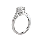Romance Vintage Semi-Mount Diamond Ring